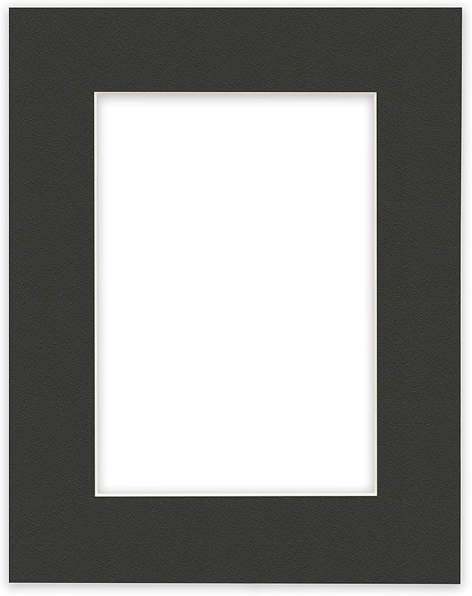 Craig Frames B572 Pre-cut Mat Board for 17x21 Print, 20x24, Pebble Black