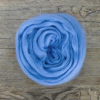 Revolution Fibers Merino Wool Combed Top | 1 lb Premium Wool Roving | 22 Micron, Best Merino Wool for Spinning, Tapestry, Needle Felting, Big Yarn Roving and Wall Hangings (Sky Blue)