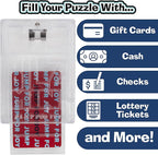 BILZ Money Puzzle - Brain Teasing Maze for Cash or Gift Cards - Fun Way to Give Gifts - Perfect for Easter Baskets and Holiday Presents - Reusable Puzzle for Kids, Adults and All Ages (2 Pack)