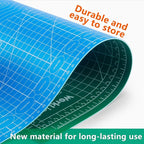 WORKLION Self Healing Cutting Mat - 12 x 18 inch Double Sided 5-layer Gridded Rotary PVC Cutting Board, for Sewing, Quilting, Scrapbooking and Arts & Crafts Projects (5 Pack)