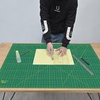 ArtAt Self Healing Cutting Mat: 48″x 36″ Green Double Sided PVC Non-Slip 5 Layers Craft Mat for Maximum Healing - Great for Sewing & Quilting & Scrapbooking and Craft & Art Projects…