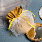 Humphrey's Craft 1/4 Inch Daffodil Yellow Double Faced Satin Ribbon - 50 Yards Variety of Color for Crafts Gift Wrapping Bows Bouquet Decoration Sewing Christmas Tree Wedding Invitations.