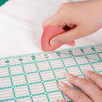 MANUFORE Quilting Ruler 15 x 60cm Sewing Acrylic Ruler Anti-Slip Metric Ruler DIY Quilting Tools with Clear Printed Lines for Precise Cutting