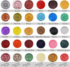 TELOSMA Matte Dark Red Glue Gun Sealing Wax Sticks Wax Seal Rod for Sealing Wine Bottle - 12 Sticks