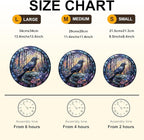 Wooden Puzzles for Adults, Wooden Jigsaw Puzzles, Crow-XL Puzzle, Gifts for Family or Friends for Any Holiday.（17.3 * 17.3 in 450pcs）