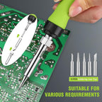 WORKPRO Soldering Iron Kit, 90W Soldering Gun with Digital Display and Iron Tips, 11-in-1 Adjustable Temperature Welding Kit for Electronic Repair, DIY Enthusiasts and Jewelry Makers (110V US Plug)