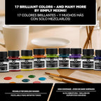 Ceramic and Porcelain Paint Set 4 x 1.52 fl oz - Vintage Vibes – Dishwasher Safe – Perfect for Mug, Tile & Creative DIY Projects