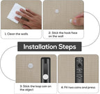 1008 Pairs Self Adhesive Dots, 0.39 Inch / 10mm Diameter Hook and Loop Dots Tape, Sticky Round Nylon Dot for Arts and Crafts, Classroom, Office, Home