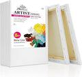 PHOENIX Stretched Canvas for Painting 9x12 Inch/8 Value Pack, 8 Oz Triple Primed 5/8 Inch Profile 100% Cotton White Blank Canvas, Artist Framed Canvas for Oil Acrylic & Pouring Art