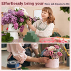 New 2025 6-Pack Floral Foam Blocks, Florist Green Foam for Flower Arrangements, Wet & Dry Styrofoam for Fresh and Artificial Flowers, Premium Plant Sponge Foam for Planters (5.5"L X 3.1"W X 1.6"H)