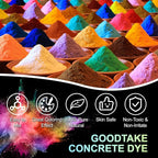 GOODTAKE 5 Pounds Bulk Concrete Pigment, Purple Iron Oxide Pigment Powder, Concrete Cement Dye Color Powder for Pastel Tile Paint Cement Mortar Grout (Purple, 5 Pounds)