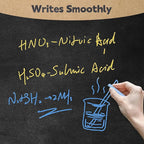 Colored Chalk 100PCS, 5 Colors, Low Dust Chalks Stick Bulk for Chalkboard Blackboard Non-Toxic