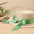 LaRibbons Sage Green Satin Ribbon 1 1/2 Inch 50 Yards Luxury Double Faced Green Silk Ribbon for Flower Bouquet Crafts Gift Wrapping Wedding Decoration