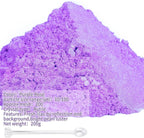 Mica Powder,7.05OZ（200g）,Purple Rose Mica Powder Pigment for Epoxy Resin，Lip Gloss，Car Paint，Dye，Soap Making，Nail Polish,Epoxy Resin,Candle Making,Bath Bombs