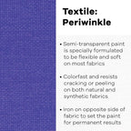 Jacquard Periwinkle Textile Color Paint