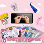 Dreamy Fantasy Origami Paper - 50 Sheets 6x6 Inches - Double-Sided Ethereal Patterns for Magic, Mythical & Celestial Crafts - for Adults, Kids & Artists, Ideal for Scrapbooking.