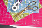 The Quilted Bear Rotating Cutting Mat 18" x 18" - Square 360° Rotating Self Healing Mat with Innovative Locking Mechanism for Quilting & Sewing Your Choice of Colours Available! (Pink)