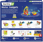 Smartivity 10-in-1 Motor-Powered Gadgets Kit for Kids Ages 6, 7, 8, 9, 10, 11, 12 Years Old Boys & Girls | Build 10+ Cool Electronics Projects | Christmas, Birthday Gift for Smart Kids | DIY STEM Toys