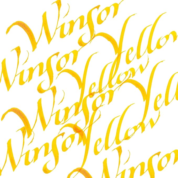 Winsor & Newton Calligraphy Ink, 30ml (1-oz) Bottle, Winsor Yellow