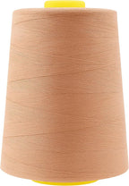 Mandala Crafts 4 Pack of Serger Threads Cones Spools - 20S/2 24000 Yards Polyester Copper Threads for Sergers Machine and Overlock Quilting Sewing Machine