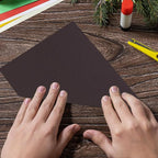 PA Paper Accents Stash Builder Cardstock 8.5" x 11" Chocolate Brown, 65lb colored cardstock paper for card making, scrapbooking, printing, quilling and crafts, 25 piece pack