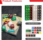 SIXPOINTS 108PCS 12mm MTG +1/+1 Tokens 6 Sided Dice & Keyword Counters Tokens Set for Magic The Gathering, MTG, TCG, Card Games Accessories