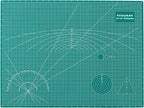 Falling in Art Self Healing Cutting Mat, 18x24" Cutting Mats for Sewing, Double-sided 5-Ply Fabric Cutting Board for Crafting, Quilting and Sewing Projects, Green
