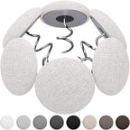 12 Colors Fabric Covered Button Twist Pins Dust Ruffle Pins- for Sofa，Upholstery，Armchair Caddies, Armrest Covers,Bed Skirts, Slipcovers, Headliners (Rice White, 12)
