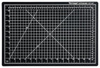 Dahle Vantage 10671 Premium Self-Healing Cutting Mat, 12"x18", 1/2" Grid, 5 Layers for Max Healing, Perfect for Crafts & Sewing, Black