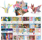 12 Different Packs Full Collection Origami Paper Kit 6 Inch Square Double Sided Color Vivid Colors Creation Easy Fold Paper Set Hand Crafts Paper Arts Creativity.01