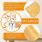 12 Pieces Glue Residue Pick up Eraser Rubber Cement Eraser Cleaning Rubber for Removing Adhesive and Residues from Paper Plastic and More