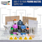U.S. Art Supply Professional Gloss Pouring Medium 32oz (Quart) - Improves Paint Flow & Cell Effects Creator, Viscosity Adjuster for Art Acrylic Painting
