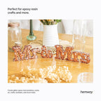 Hemway Glitter for Resin 100g Rose Gold Metallic Crystals for Epoxy Craft Super Chunky Flakes Tumblers Wax Melt