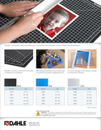 Dahle Vantage 10692 Premium Self-Healing Cutting Mat, 18"x24", 1/2" Grid, 5 Layers for Max Healing, Perfect for Crafts & Sewing, Blue
