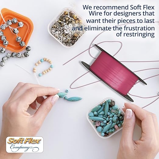 Soft Flex 49 Strand Beading Wire - Medium 0.19 Diameter - 100 Feet Nylon Design Wire