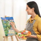 KEFF Canvas for Painting - 12-Pack 8x10 Canvas Value Pack - 100% Cotton Triple Primed Small Canvases for Painting. Mini Canvases Bulk Set for Acrylic, Oil, Watercolor&Tempera - Art Supplies for Adults
