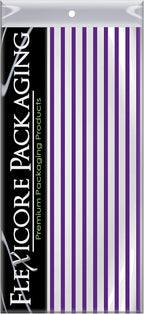 Flexicore Packaging Puple Pin Stripe Print Gift Wrap Tissue Paper Size: 15 Inch X 20 Inch | Count: 100 Sheets | Color: Purple Pin Stripe