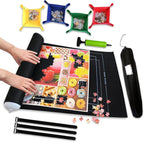 Black 1500 Pieces Jigsaw Puzzle Mat Roll Up | Unique Design, Portable Puzzle Board for Adults & Kids, Stow and Go Puzzle Saver | Puzzle Keeper Storage Saver 2000 1000 500 Piece Puzzles
