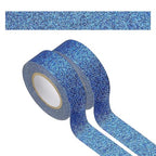 PATIKIL 2 Roll Glitter Paper Washi Tape, Washi Decorative Tape for Crafts, Navy