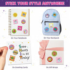 Sticker Maker 90 Refill Kit - Make Your Own 3D Stickers for Kids - DIY Arts and Crafts for Kids Ages 6-10 - Creative Craft Kits Gifts for Girls Boys Year Old Classroom Rewards