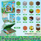 Magnetic Blocks-100PCS Magnetic Building Blocks Magnet Cube Toys Stacking, Build Forest World Set, STEM Montessori Sensory Toys for Kids Boys Girls Age 3 4 5 6 7 8 9 10 Birthday Gifts