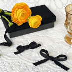 Vintage Black Velvet Ribbon, 3/8 Inch X 25Yd