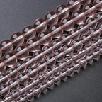 32pcs 12mm Pink Crystal Glass Round Loose Spacer Beads for Jewelry Making DIY Bracelet Necklace Healing Power Stone Beads