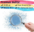 Mica Powder - 60g Mica Powder for Epoxy Resin - Pearl Pigment Powder Dye for Resin/Eye Shadow/Soap Making/Nails/Bath Bombs etc. (Light Blue)