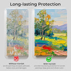 Nicpro Gloss Varnish for Acrylic Painting 8.45oz, Non-Yellowing, Non-Toxic, Anti-Crazing, Clear Acrylic Varnish for Pro Artist, Hobby Painter on Canvas Artwork, Acrylics Paint, Wood, High Gloss Finish