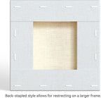 PHOENIX 6x6 Inch 6 Pack Artist Canvas - Small Square Stretched Canvases for Painting - 3/4 Inch Profile, 100% Cotton 11 Oz. Gesso Primed White Blank Professional Canvas Oil & Acrylic Paints