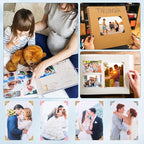 GOONAVI 10 Sheets 240 PCS Shiny Gold Acid-Free Photo Corners Notebook, Self-Adhesive Photo Corners for DIY Photo Album Journal, Photo Corner Stickers for Trip Journal Memory Book
