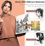 180 Sheets Sketch Paper, 9" x 12" Acid Free Artist Art Easel Drawing Painting Writing Sketching Book Paper Bulk, Study Essentials College Office School Supplies for Kids Students Adults Beginners