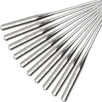 30 Pack Sewing Machine Needles Size 75/11 130/705H HAx1 Embroidery Sewing Needles for Brother Sewing Machine (3 Pack of 10 Needles)