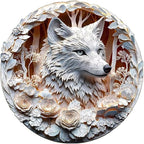 Wooden Puzzles Adults, 3D Wolf Puzzles 300 Pieces, Unique Animal Shaped Wood Challenging Jigsaw Christmas Puzzles Gifts for Adults, 13.4x13.4in